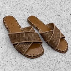 Schutz Alita Flat Sandal size 7